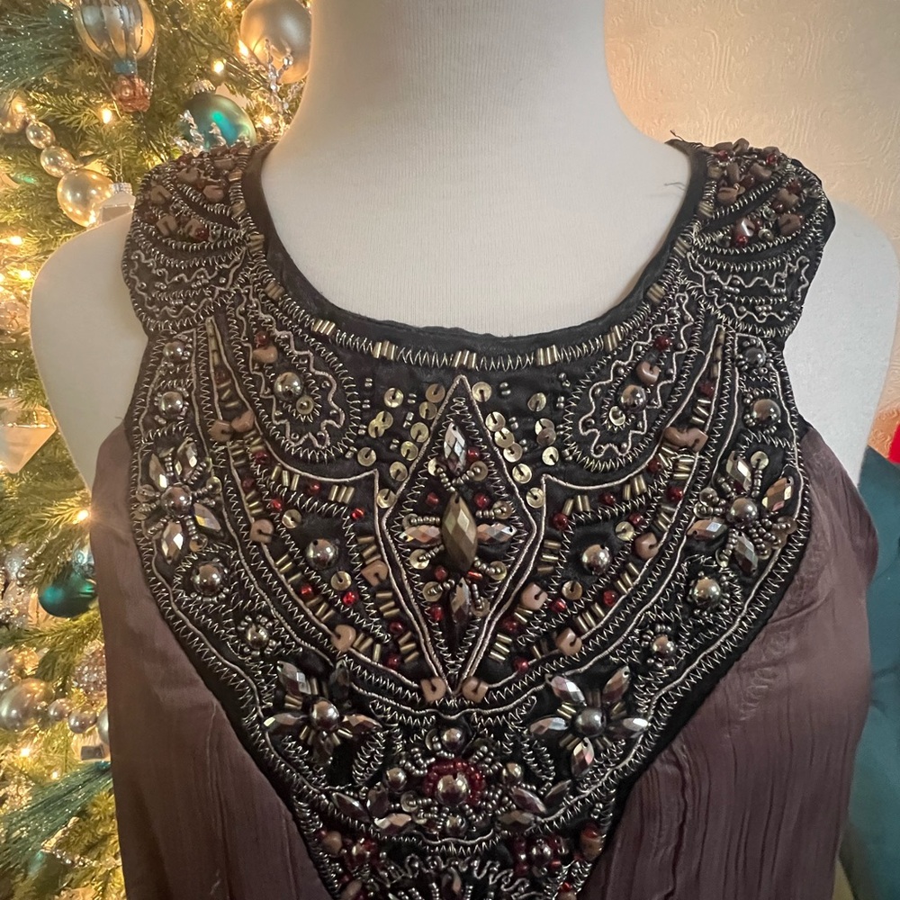 Embellished Sleeveless mini dress